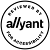 Reviewed by Allyant for Accessibility logo